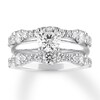 Thumbnail Image 3 of Diamond Enhancer Ring 1 1/2 ct tw Round 14K White Gold