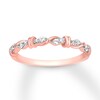 Thumbnail Image 1 of Diamond Stackable Ring 1/8 ct tw Round 10K Rose Gold