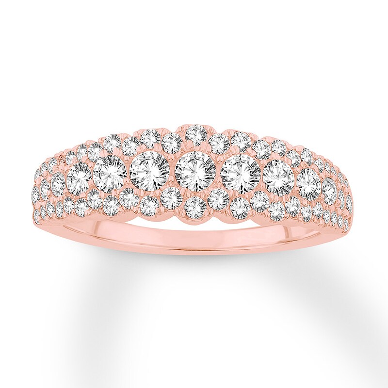 Diamond Anniversary Band 1 ct tw Round-cut 14K Rose Gold