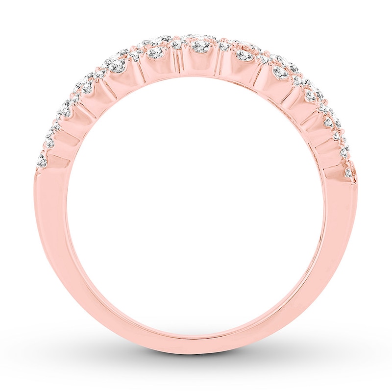 Main Image 2 of Diamond Anniversary Band 1 ct tw Round-cut 14K Rose Gold
