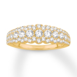 Diamond Anniversary Band 1 ct tw Round-cut 14K Yellow Gold