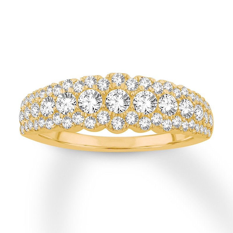 Main Image 1 of Diamond Anniversary Band 1 ct tw Round-cut 14K Yellow Gold
