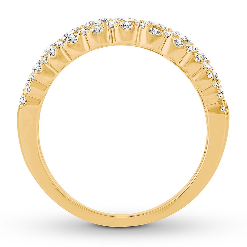 Main Image 2 of Diamond Anniversary Band 1 ct tw Round-cut 14K Yellow Gold