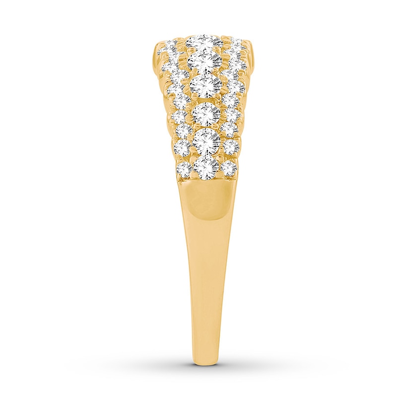 Main Image 3 of Diamond Anniversary Band 1 ct tw Round-cut 14K Yellow Gold