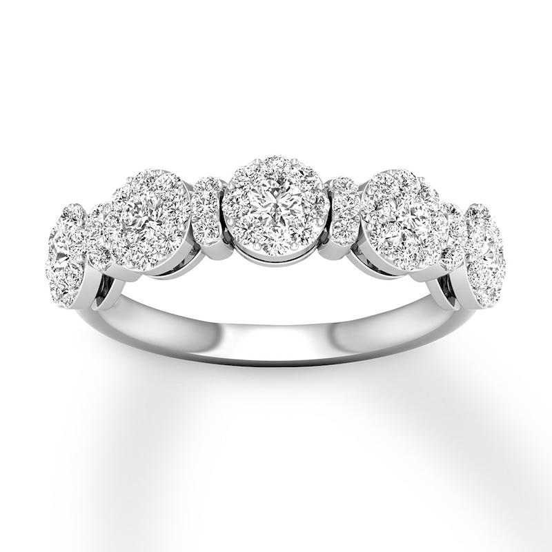 Diamond Anniversary Band 3/4 ct tw Round-cut 14K White Gold