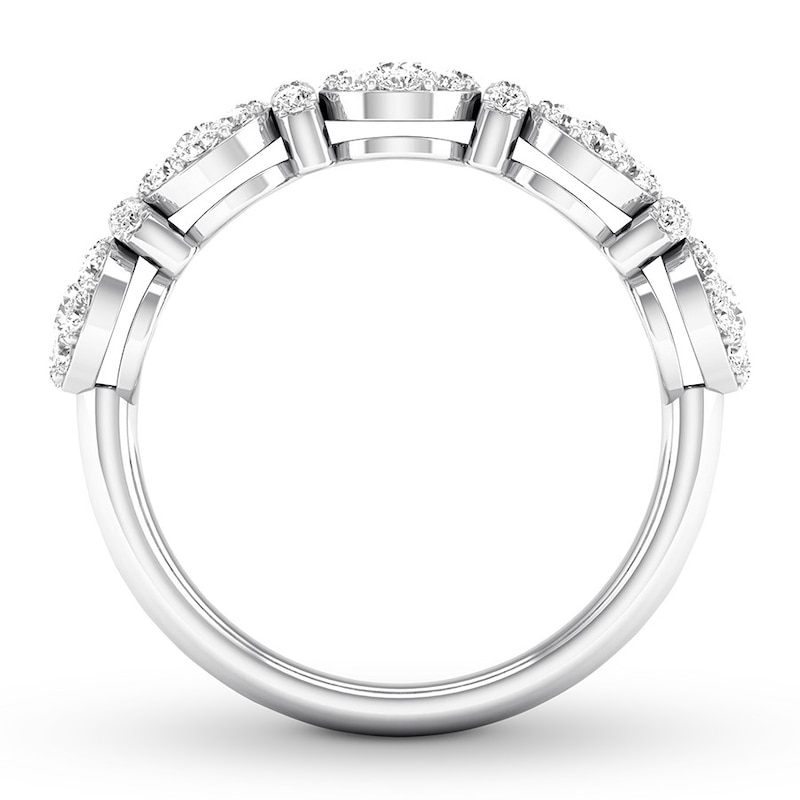 Diamond Anniversary Band 3/4 ct tw Round-cut 14K White Gold