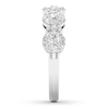 Thumbnail Image 2 of Diamond Anniversary Band 3/4 ct tw Round-cut 14K White Gold
