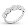 Thumbnail Image 3 of Diamond Anniversary Band 3/4 ct tw Round-cut 14K White Gold