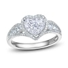 Thumbnail Image 1 of Diamond Heart Ring 3/4 Carat tw 14K White Gold
