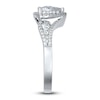 Thumbnail Image 2 of Diamond Heart Ring 3/4 Carat tw 14K White Gold