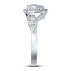 Thumbnail Image 3 of Diamond Heart Ring 3/4 Carat tw 14K White Gold