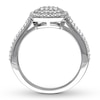 Thumbnail Image 2 of Diamond Ring 1/2 ct tw Round Sterling Silver