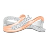 Thumbnail Image 2 of Diamond Ring 1/3 ct tw Round Sterling Silver/10K Rose Gold