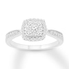 Thumbnail Image 1 of Diamond Ring 3/8 ct tw Round 10K White Gold
