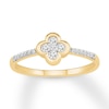 Thumbnail Image 0 of Diamond Ring 1/5 ct tw Round 10K Yellow Gold