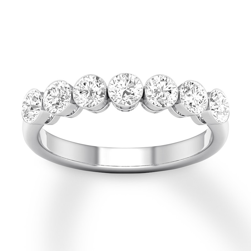 Diamond Anniversary Band 1 ct tw Round 14K White Gold