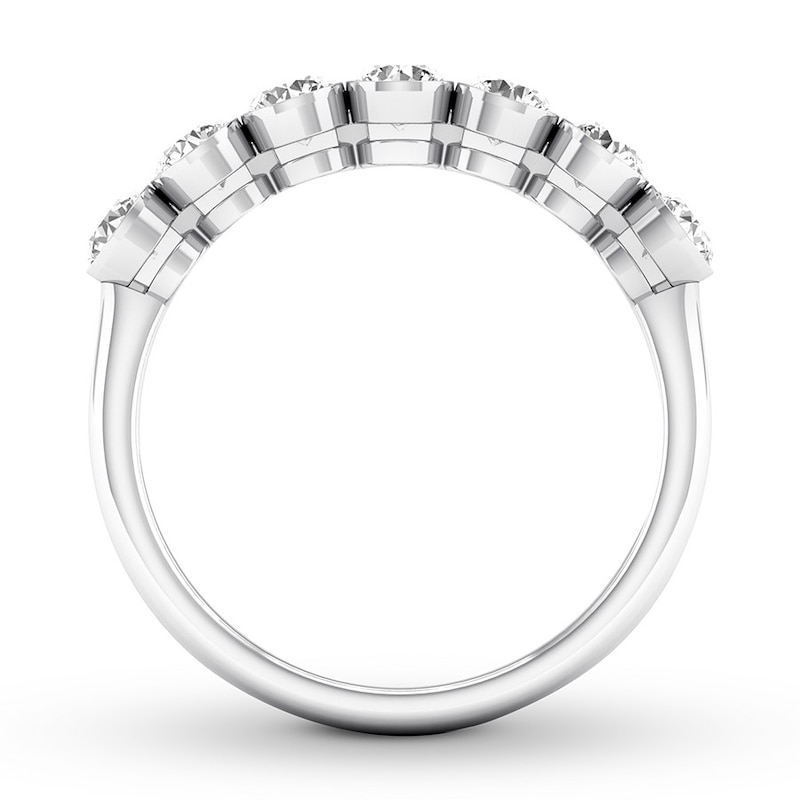 Diamond Anniversary Band 1 ct tw Round 14K White Gold