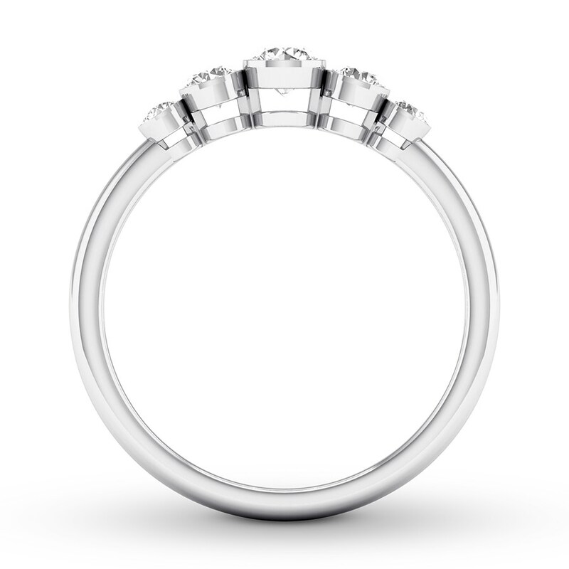 Diamond Anniversary Band 1/2 ct tw Round 14K White Gold