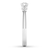 Thumbnail Image 2 of Diamond Anniversary Band 1/2 ct tw Round 14K White Gold