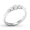 Thumbnail Image 3 of Diamond Anniversary Band 1/2 ct tw Round 14K White Gold