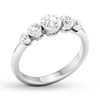 Thumbnail Image 4 of Diamond Anniversary Band 1 ct tw Round 14K White Gold