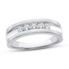 Thumbnail Image 0 of Men's Diamond Ring 1/2 ct tw Round 14K White Gold