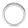 Thumbnail Image 1 of Men's Diamond Ring 1/2 ct tw Round 14K White Gold