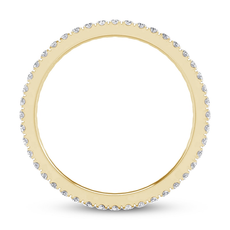 Main Image 2 of Diamond Eternity Band 1/3 ct tw Round 14K Yellow Gold