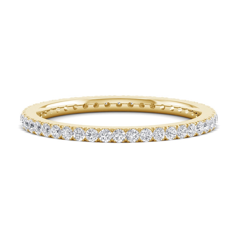Main Image 4 of Diamond Eternity Band 1/3 ct tw Round 14K Yellow Gold