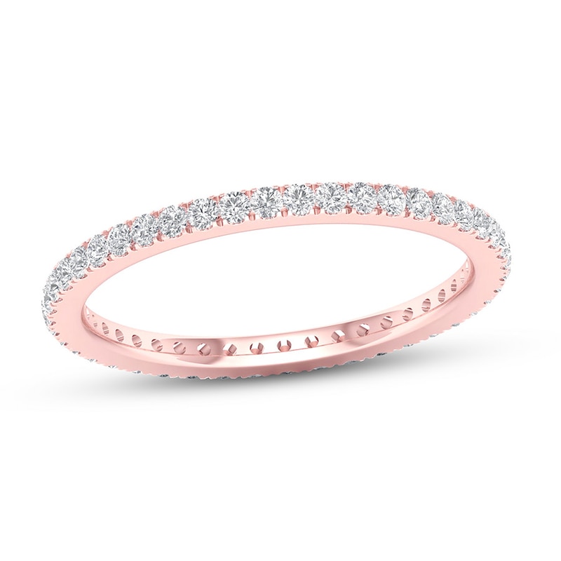 Diamond Eternity Band 1/3 ct tw Round 14K Rose Gold with 360