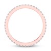 Thumbnail Image 1 of Diamond Eternity Band 1/3 ct tw Round 14K Rose Gold