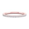 Thumbnail Image 3 of Diamond Eternity Band 1/3 ct tw Round 14K Rose Gold