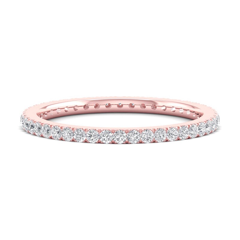 Diamond Eternity Band 1/3 ct tw Round 14K Rose Gold