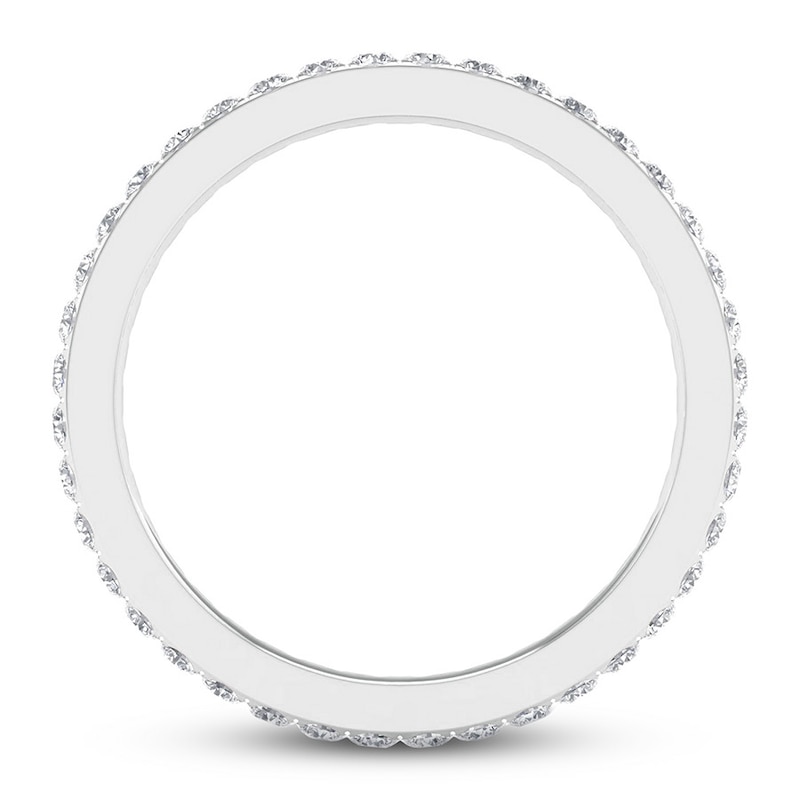 Main Image 2 of Diamond Eternity Band 1/2 ct tw Round 14K White Gold