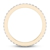 Thumbnail Image 2 of Diamond Eternity Band 1/2 ct tw Round 14K Yellow Gold