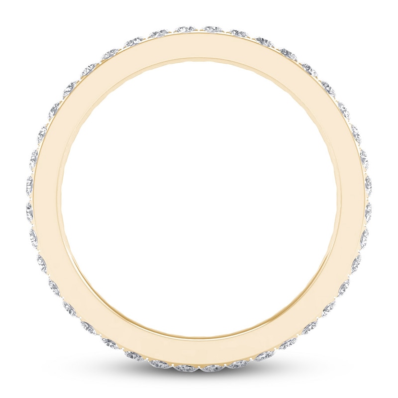 Main Image 2 of Diamond Eternity Band 1/2 ct tw Round 14K Yellow Gold