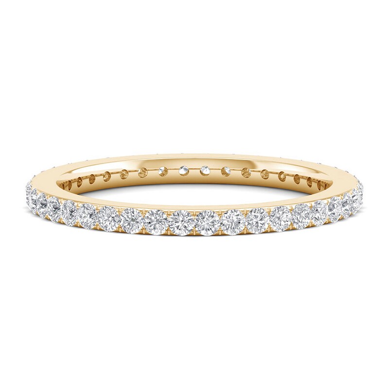 Main Image 4 of Diamond Eternity Band 1/2 ct tw Round 14K Yellow Gold