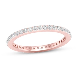 Diamond Eternity Band 1/2 ct tw Round 14K Rose Gold