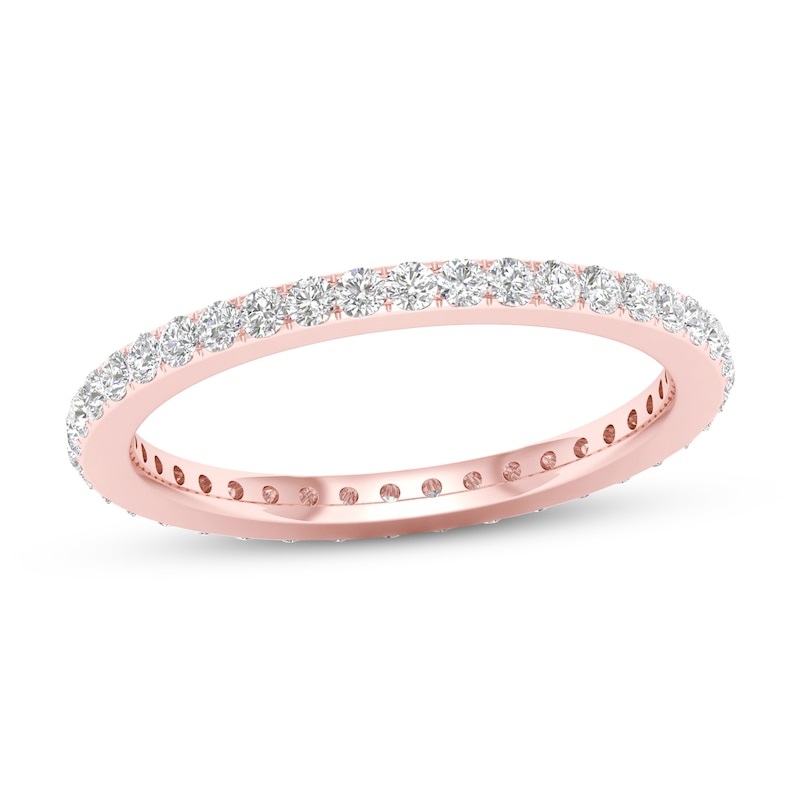 Diamond Eternity Band 1/2 ct tw Round 14K Rose Gold with 360