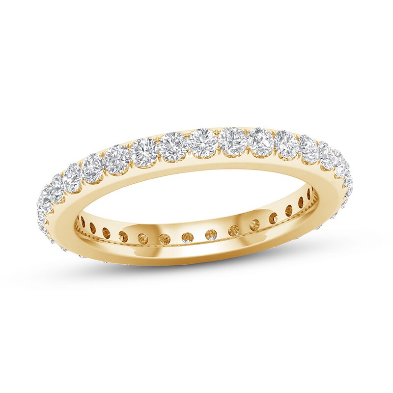 Diamond Eternity Band 1 ct tw Round 14K Yellow Gold