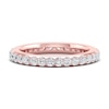 Thumbnail Image 4 of Diamond Eternity Band 1 ct tw Round 14K Rose Gold