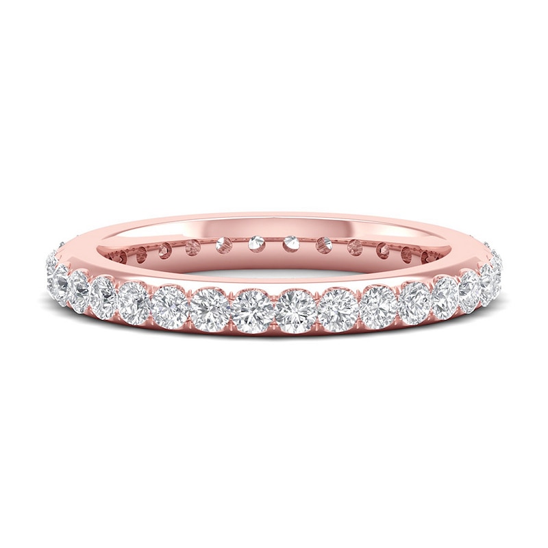 Diamond Eternity Band 1 ct tw Round 14K Rose Gold