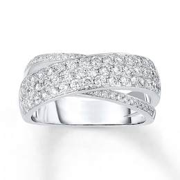 Diamond Ring 1 ct tw Round 14K White Gold