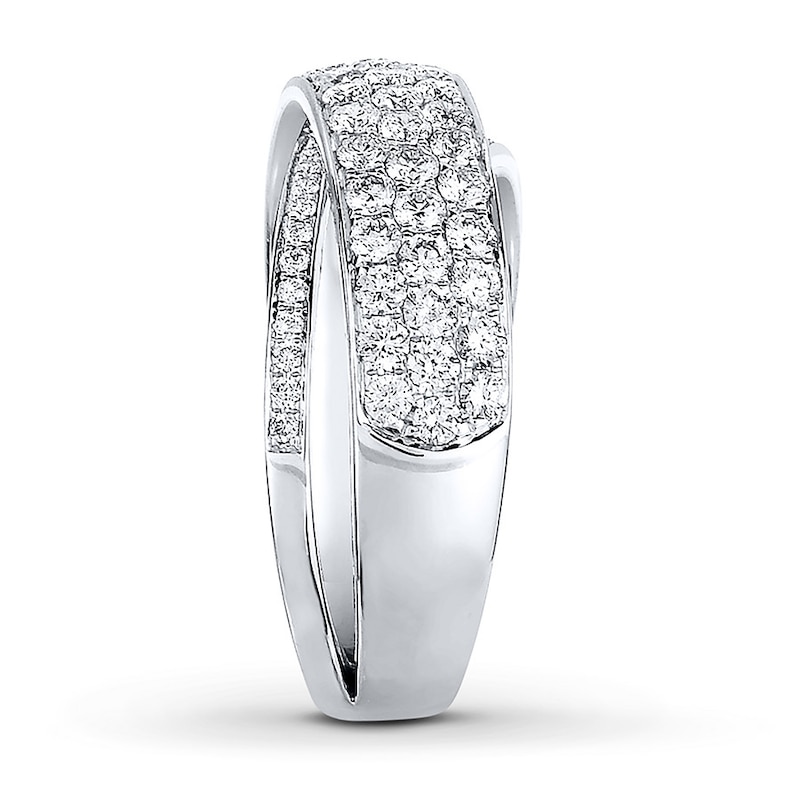 Diamond Ring 1 ct tw Round 14K White Gold