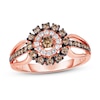 Thumbnail Image 0 of Brown Diamond Ring 5/8 ct tw Round 14K Rose Gold