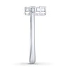 Thumbnail Image 3 of Diamond Cross Ring 1/6 ct tw Round 14K White Gold