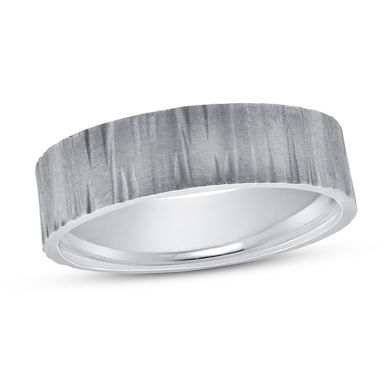Main Image 1 of Wedding Band Brushed Platinum 5mm