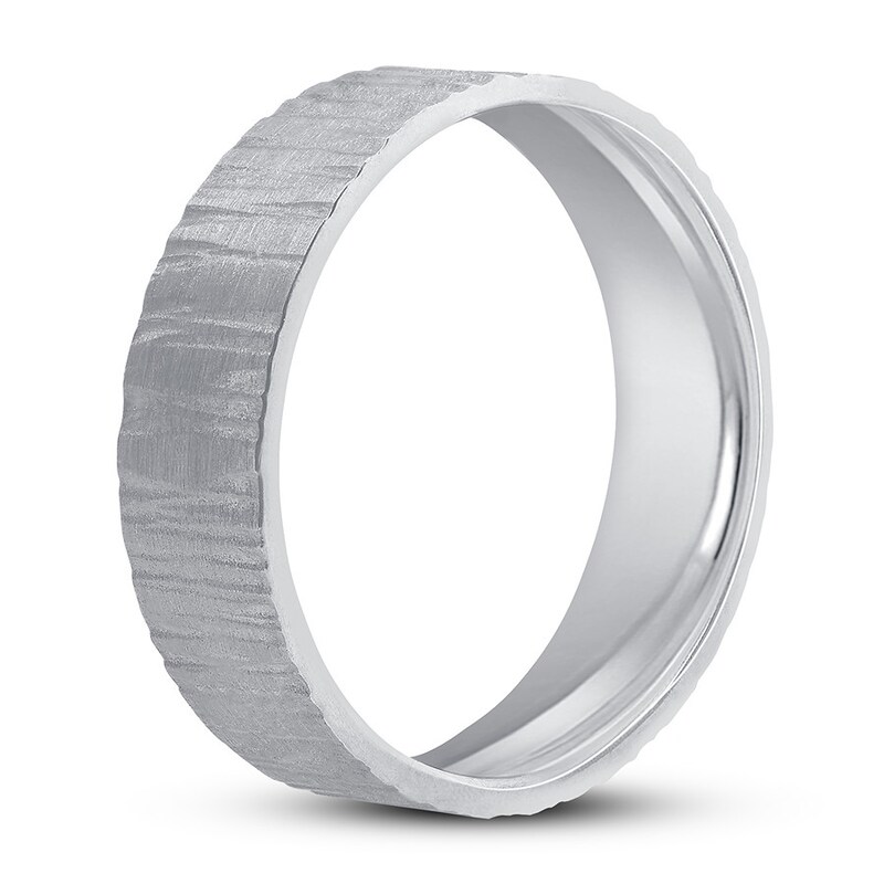 Wedding Band Brushed Platinum 5mm