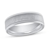 Thumbnail Image 1 of Wedding Band Hammered Platinum 6mm
