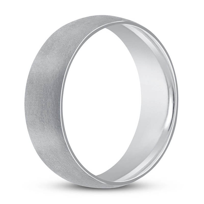 Main Image 2 of Wedding Band Carved Platinum 6mm